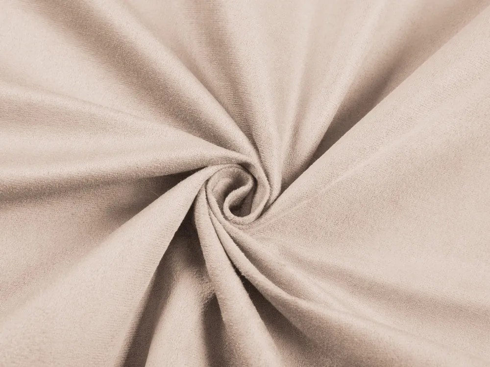 Biante Oválny obrus/imitácia brúsenej kože Alcantara ALC-009 Béžový 60x100 cm
