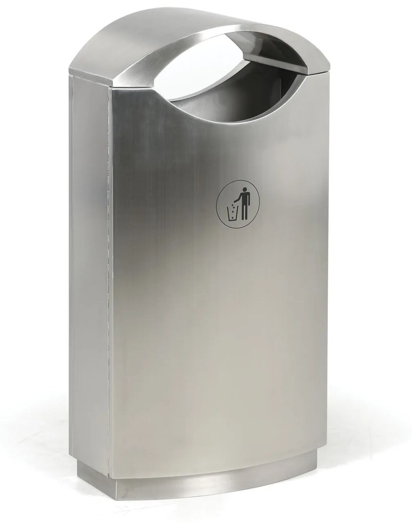 Odpadkový kôš 75 l, nerez