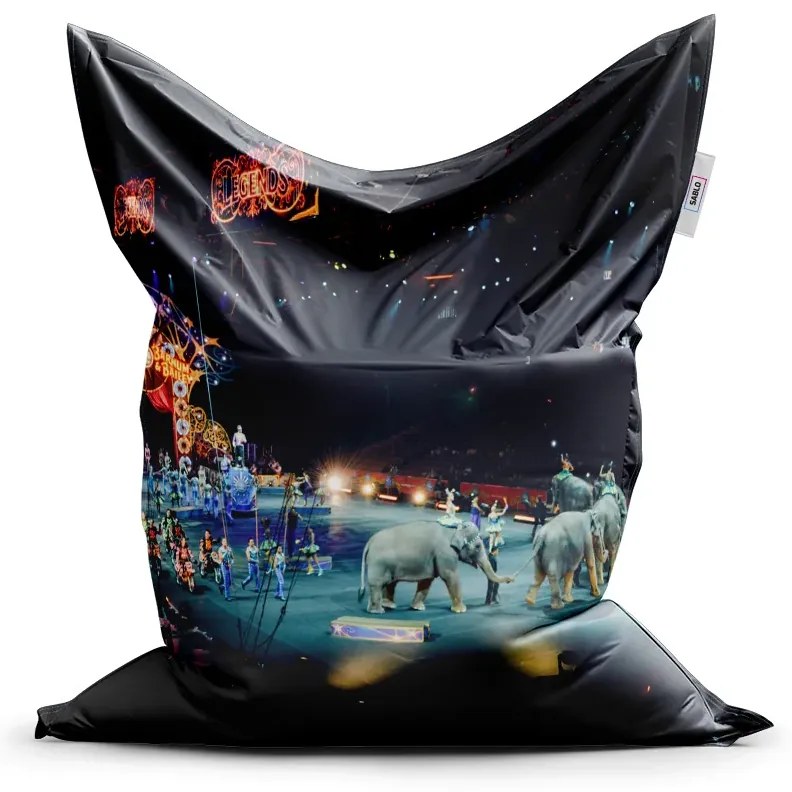 Sablio Sedací vak Cirkus - 150x100 cm