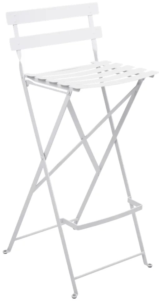Fermob Skladacia barová stolička BISTRO - Cotton White