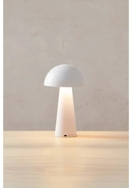 Markslöjd 108656 - LED Stmievateľná nabíjacia lampa FUNGI LED/1,5W/5V IP44 biela