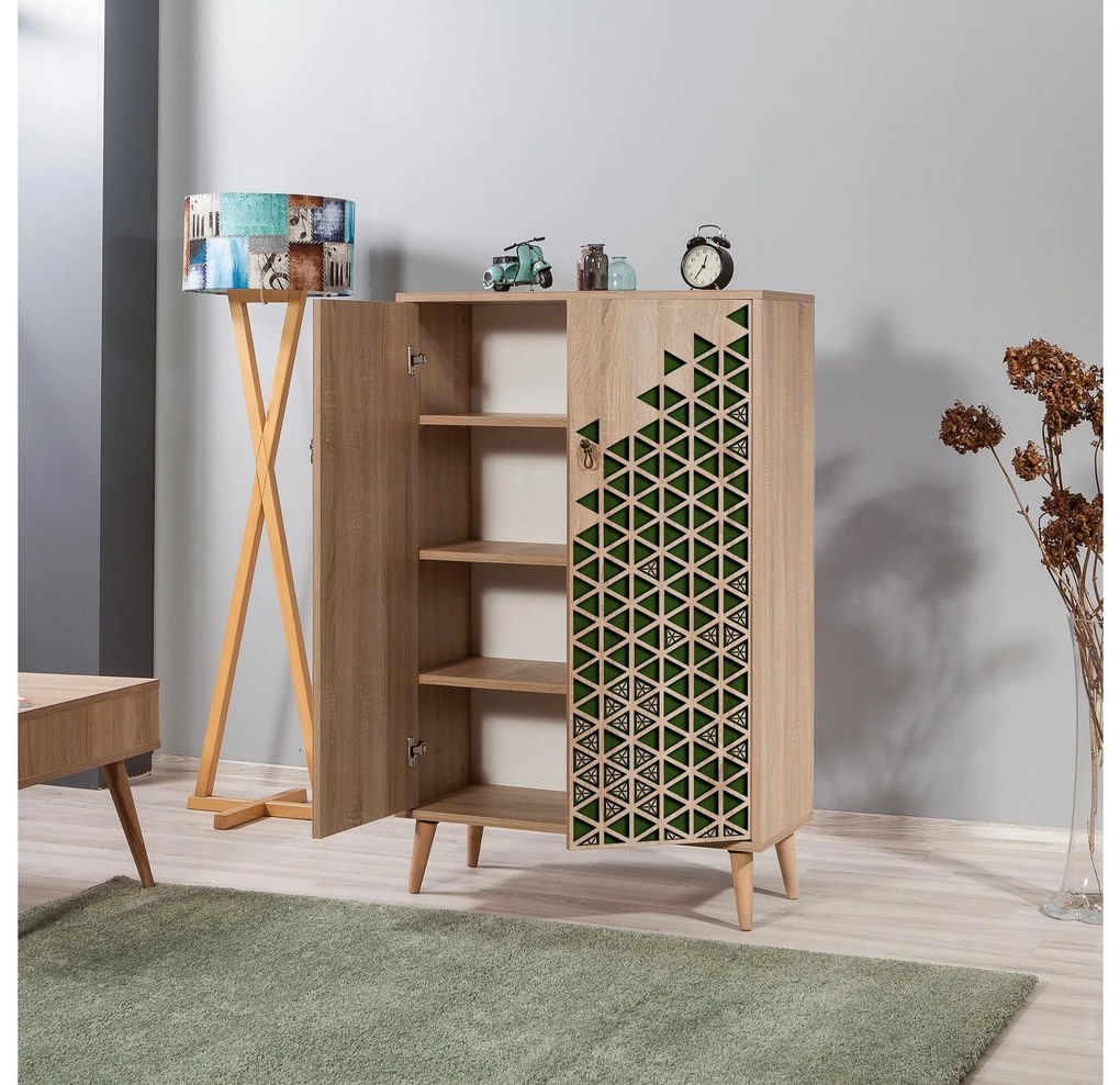Skrinka Multibox 121 (dub sonoma). Akcia -17%. Vlastná spoľahlivá doprava až k Vám domov. 1088380