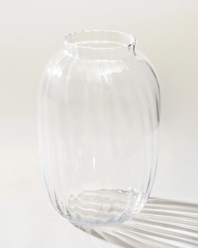 Váza Glass Flow 18x18x28 cm