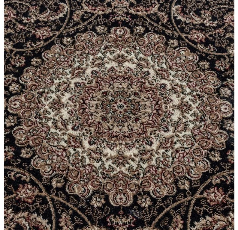 Ayyildiz Kusový koberec KASHMIR 2606, Čierna Rozmer koberca: 120 x 170 cm