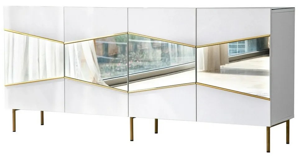 Skrinka Nice White and Gold