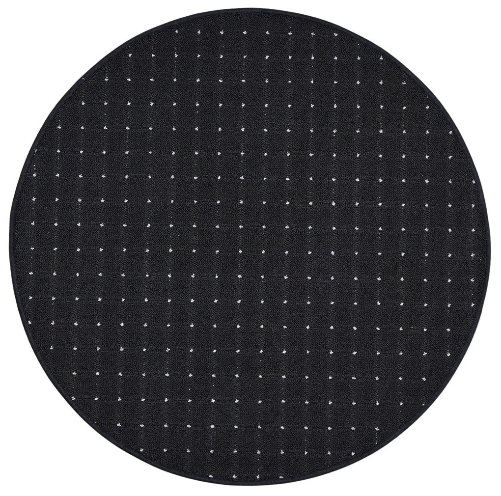Condor Carpets AKCIA: 300x300 (průměr) kruh cm Kusový koberec Udinese antracit guľatý - 300x300 (priemer) kruh cm