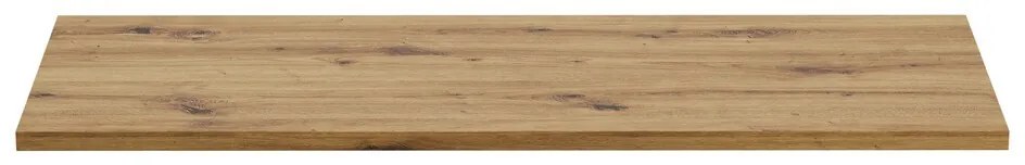 Závesná skrinka Bella Cashmere s doskou 120 cm kašmírová/dub artisan