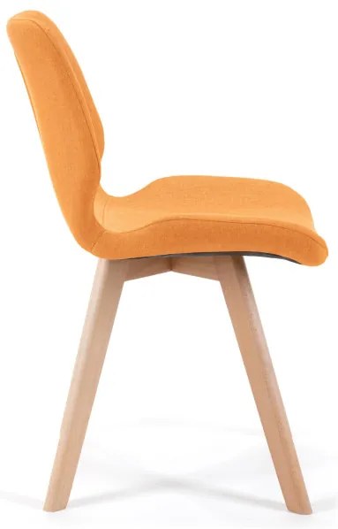 Set štyroch jedálenských stoličiek SJ.0159 oranžové