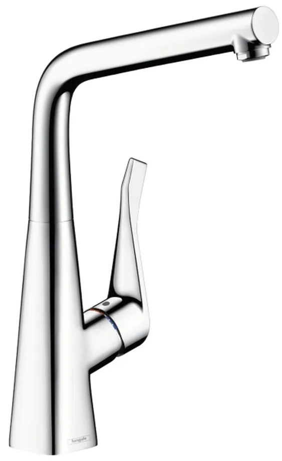 Hansgrohe Metris M71, kuchynská páková batéria 320 1jet, inštalácia pred okno, chrómová, HAN-14823000