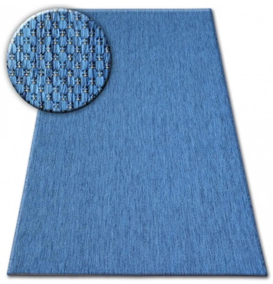 Kusový koberec Flat modrý, Velikosti 80x150cm