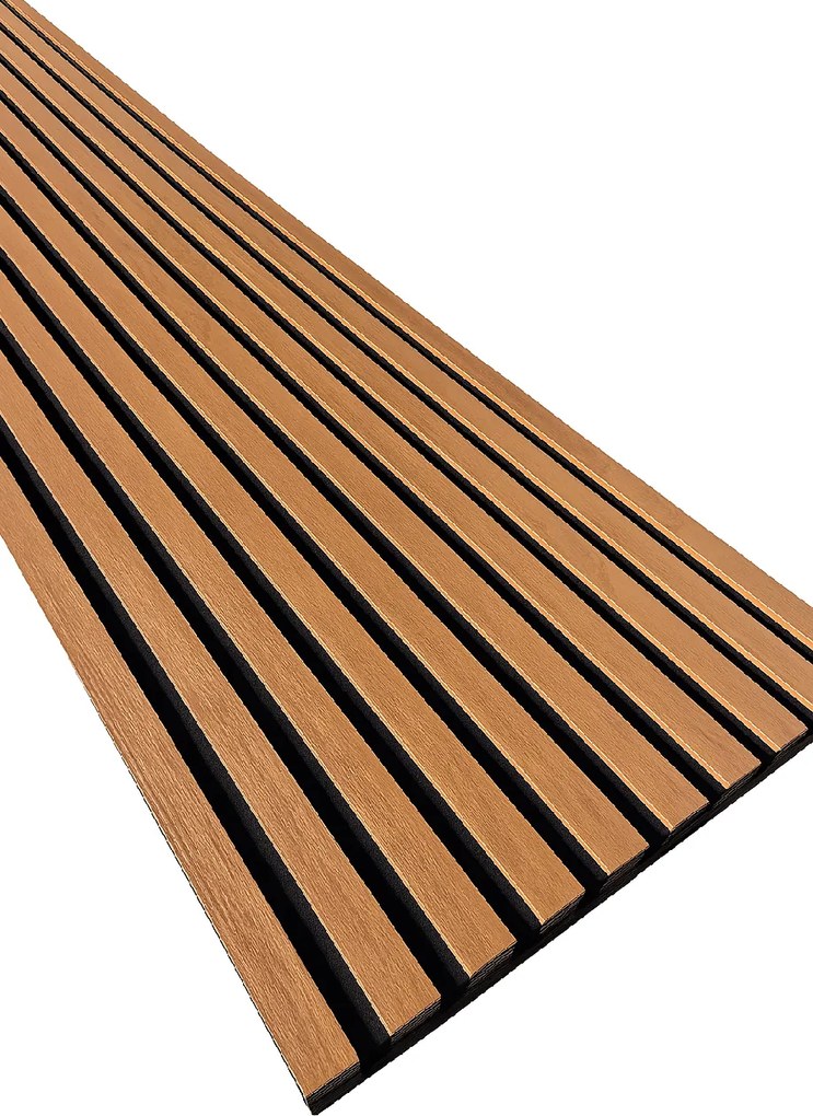 3D Drevené lamely na stenu na filci 255x46cm - DUB SLNEČNÝ