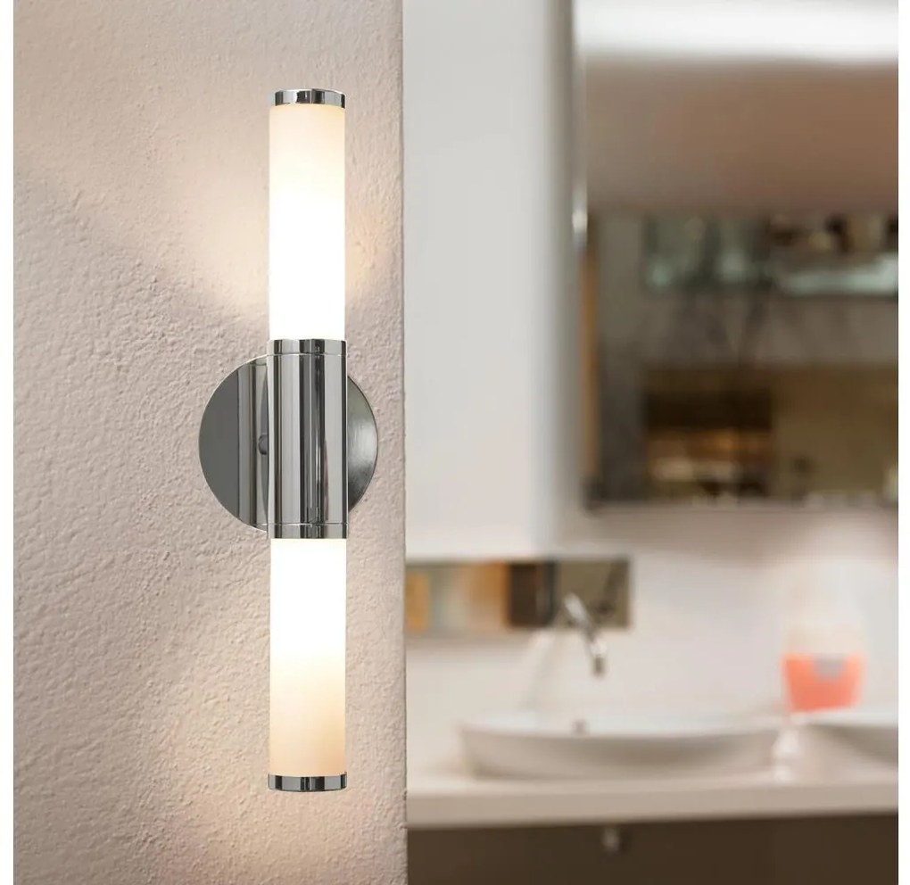 Eglo 87219 - Kúpeľňové nástenné svietidlo PALMERA 2xE14/40W/230V IP44