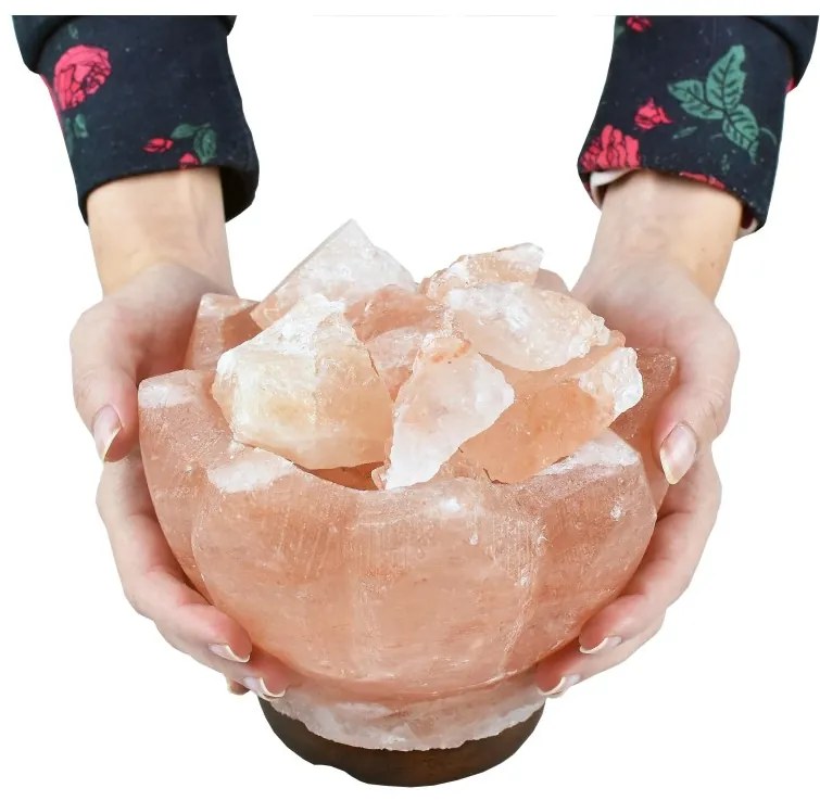 Soľná lampa ruža 2,8 kg