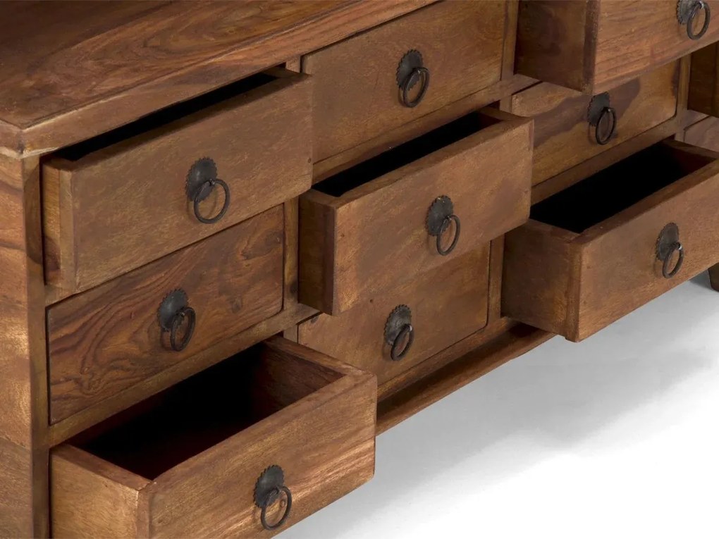 furniture-nabytek.cz - Masivní konferenční stolek Merlin II z palisandru, lakovaný, hnědý – 110×60×45 cm