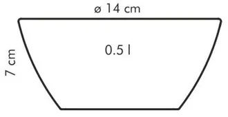 Tescoma Miska CREMA, 14 cm, 14 cm