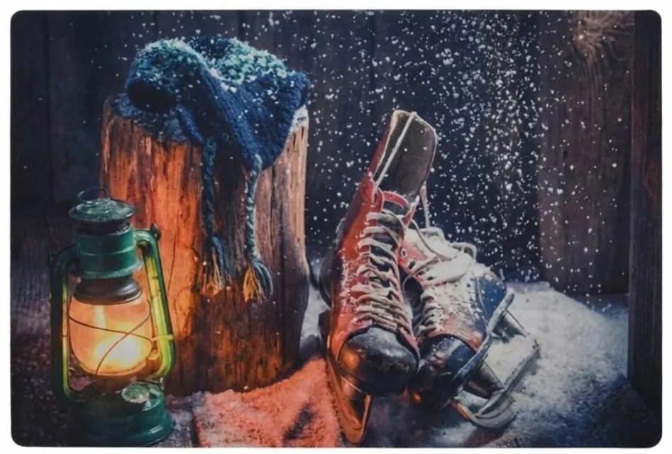 Vianočná rohožka RUSTIC WELCOME 38x58 cm - viac variantov Varianta: Korčule