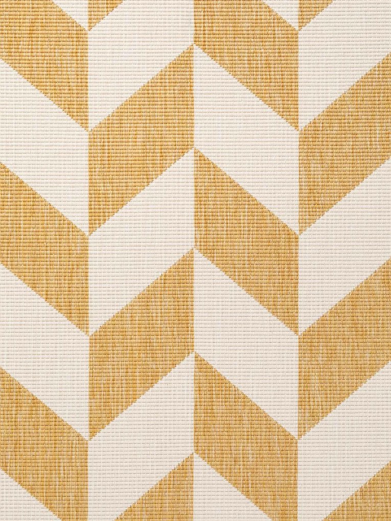 Ted Baker, Kusový koberec Ted Baker Haringey 106380 Yellow White, 120x170, žltá, chodba / predsieň