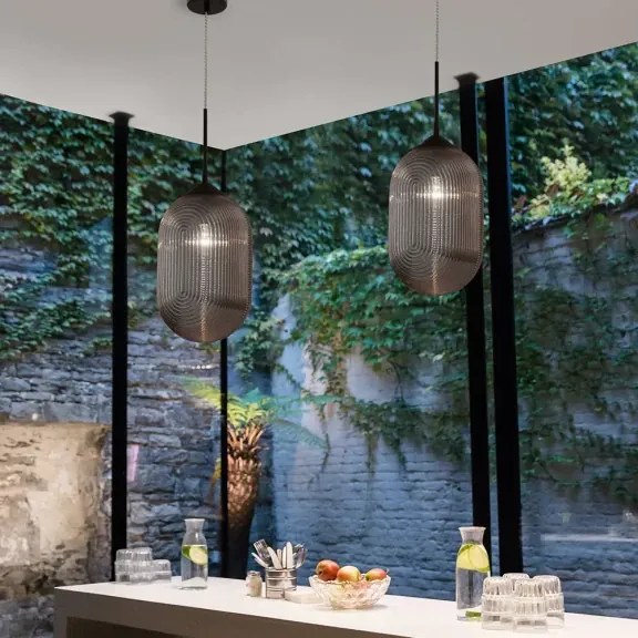 Luxusný luster Athena 22.5 tmavo sivé