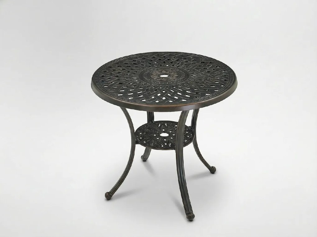 CH Záhradný hliníkový okrúhly stôl Mondrich