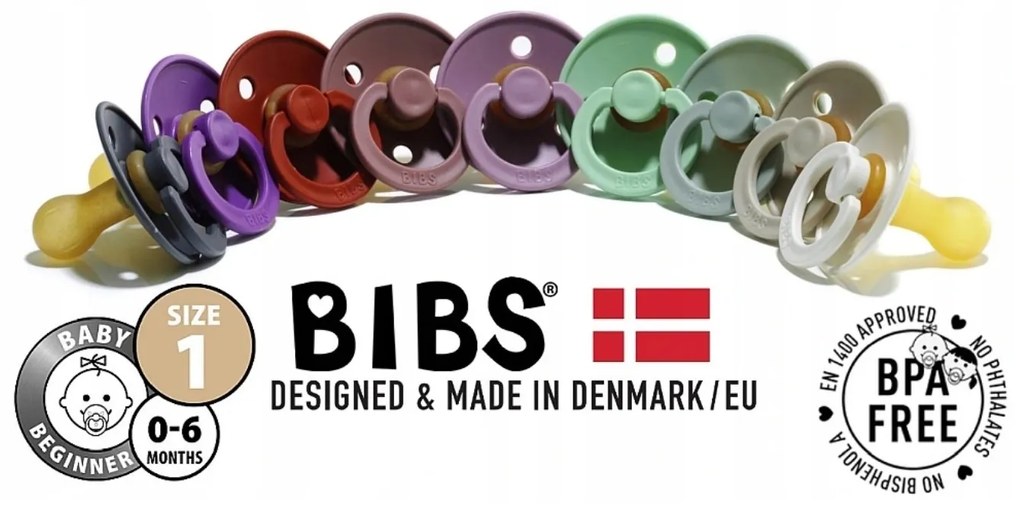 Kaučukové cumlíky BIBS Colour 0m+ 2ks Farba: zelená
