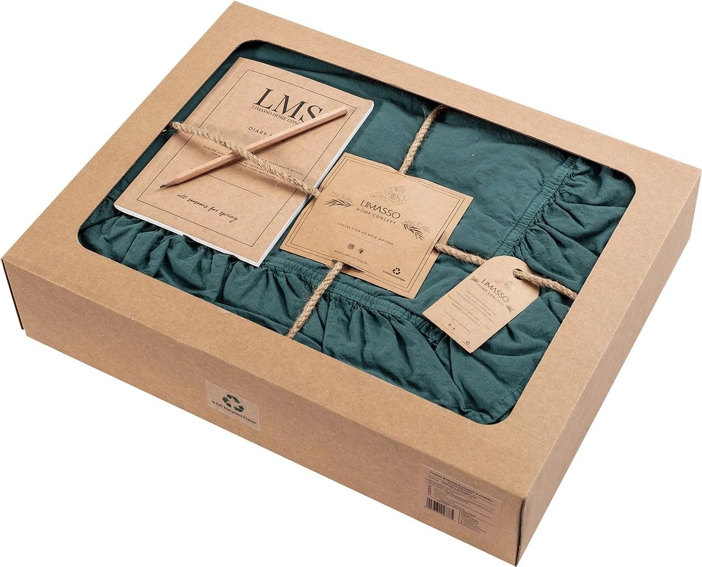 Obliečky Cotton 200x220cm dark green
