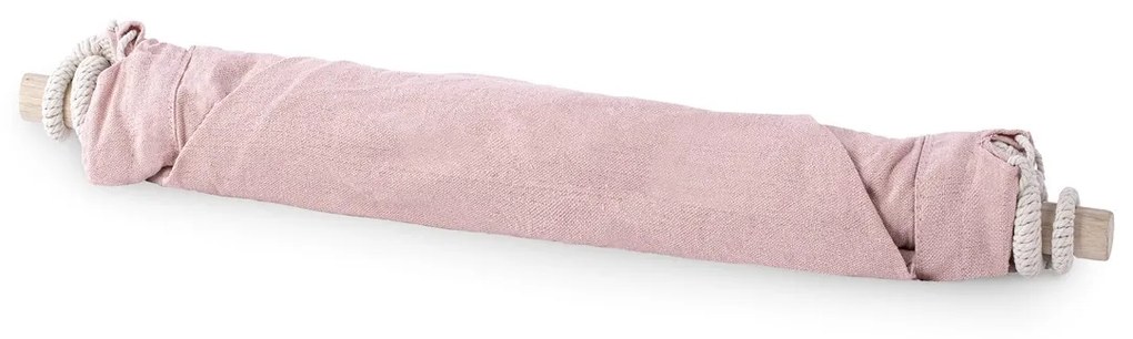 AmeliaHome Závesné hojdacie kreslo Calero svetloružové, velikost 100x130