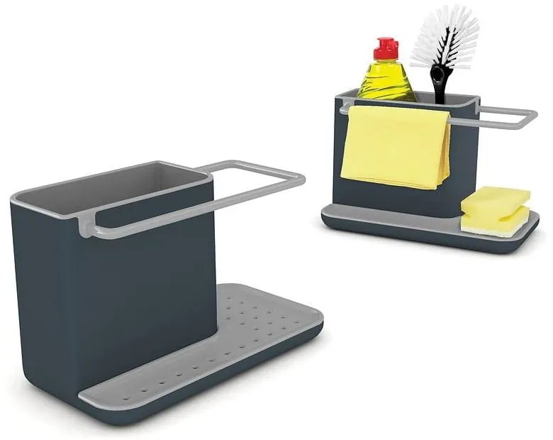 Sivý stojan na umývacie prostriedky Joseph Joseph Caddy Sink Tidy