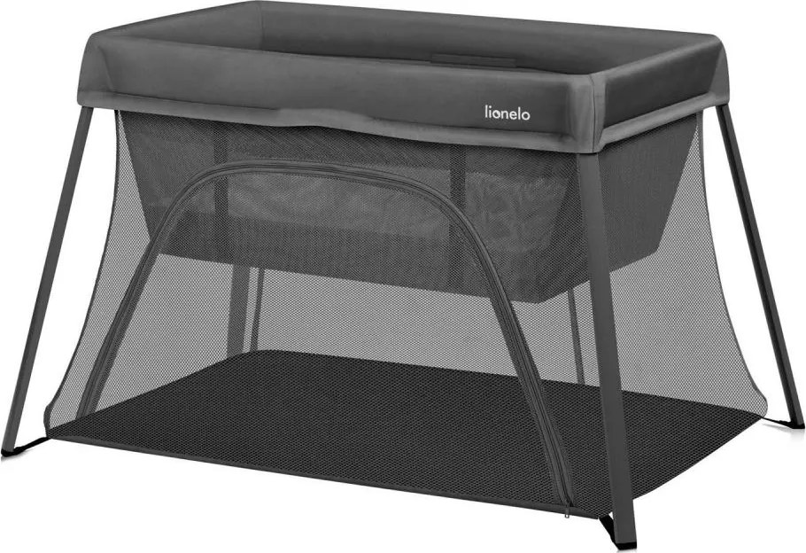 Lionelo - Cestovná postieľka 3 v 1 ALICE Grey