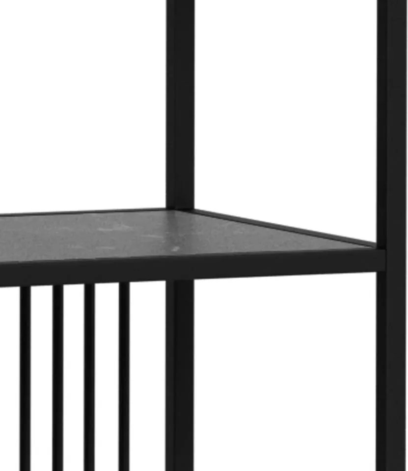 Knižnica Strington 120 cm čierna