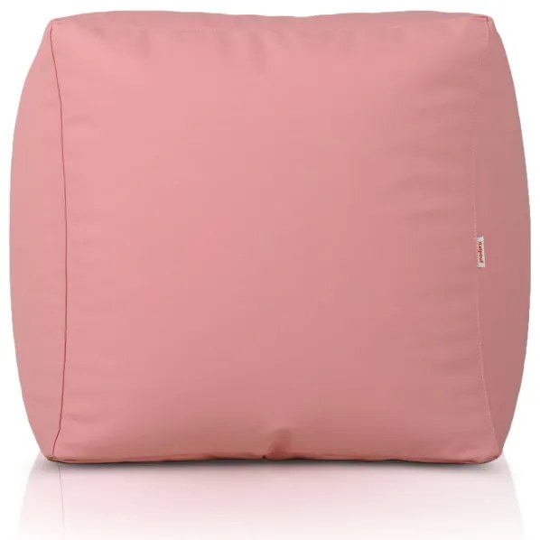 Taburetka svetloružová ekokoža