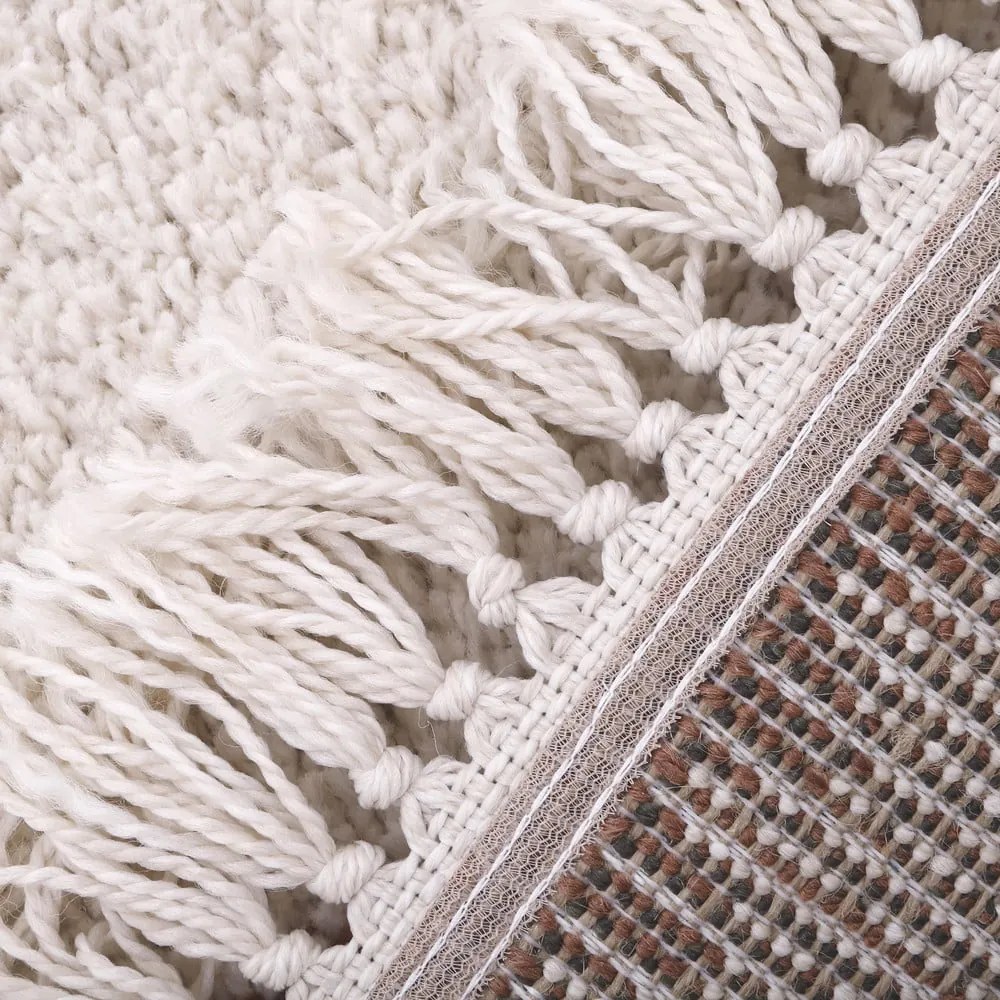 Béžovo-červený koberec Nattiot Wooly, 120 x 170 cm