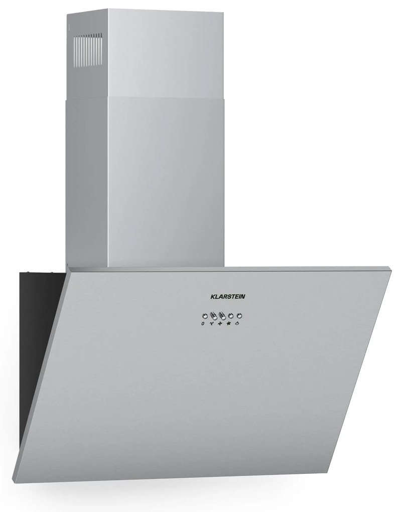 Klarstein Silver Lining 60, digestor, 60 cm, nástenný, 568 m³/h, A, nehrdzavejúca oceľ