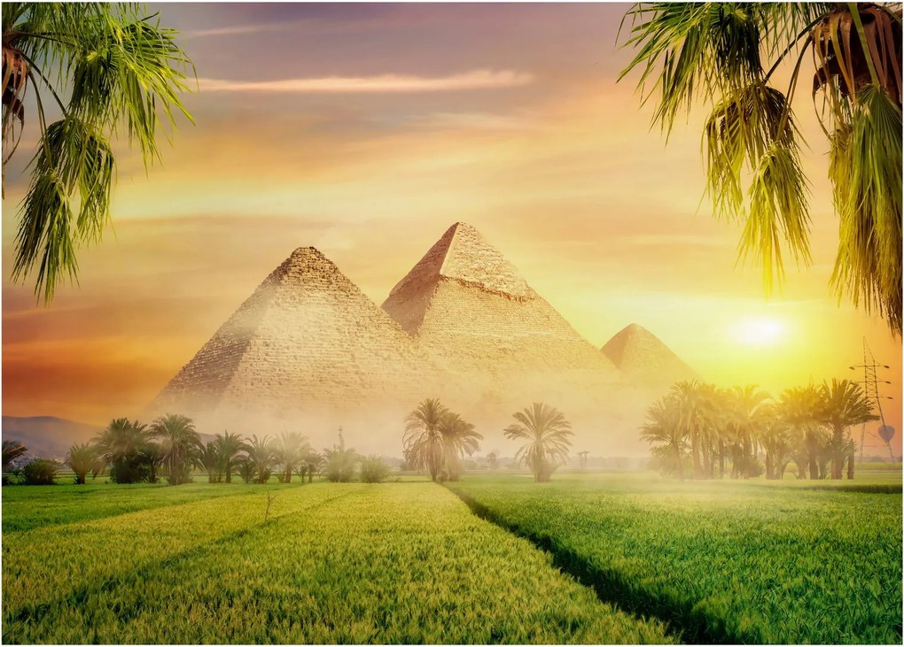 Obraz - Pyramídy (70x50 cm)