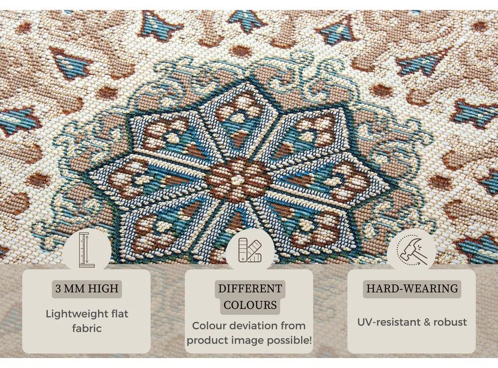 Sivý vonkajší koberec 120x180 cm Kadi – Hanse Home