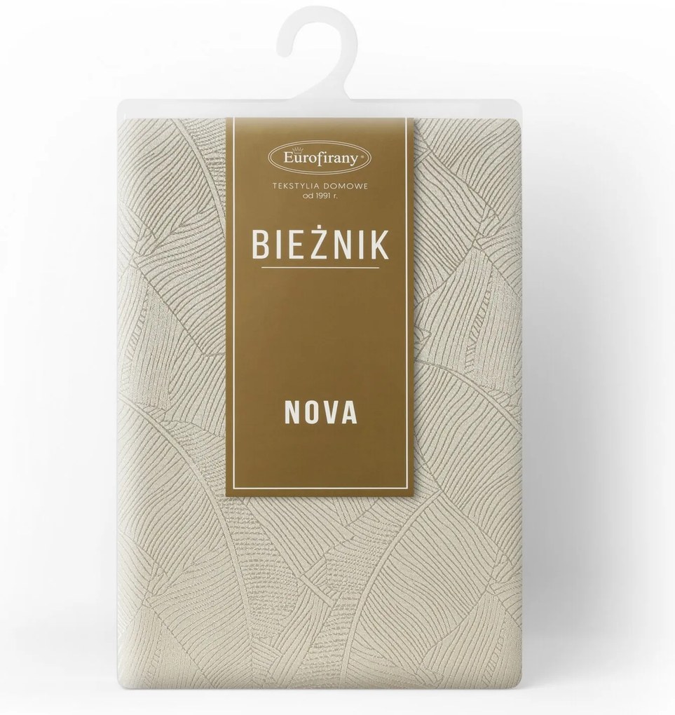 BEHÚŇ NA STÔL ISLA 40X140 CM KRÉMOVÝ