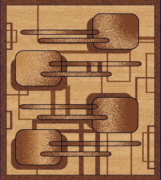 TA Koberec A403A HNEDÝ ATLAS PP BGX Rozmer: 250x300 cm