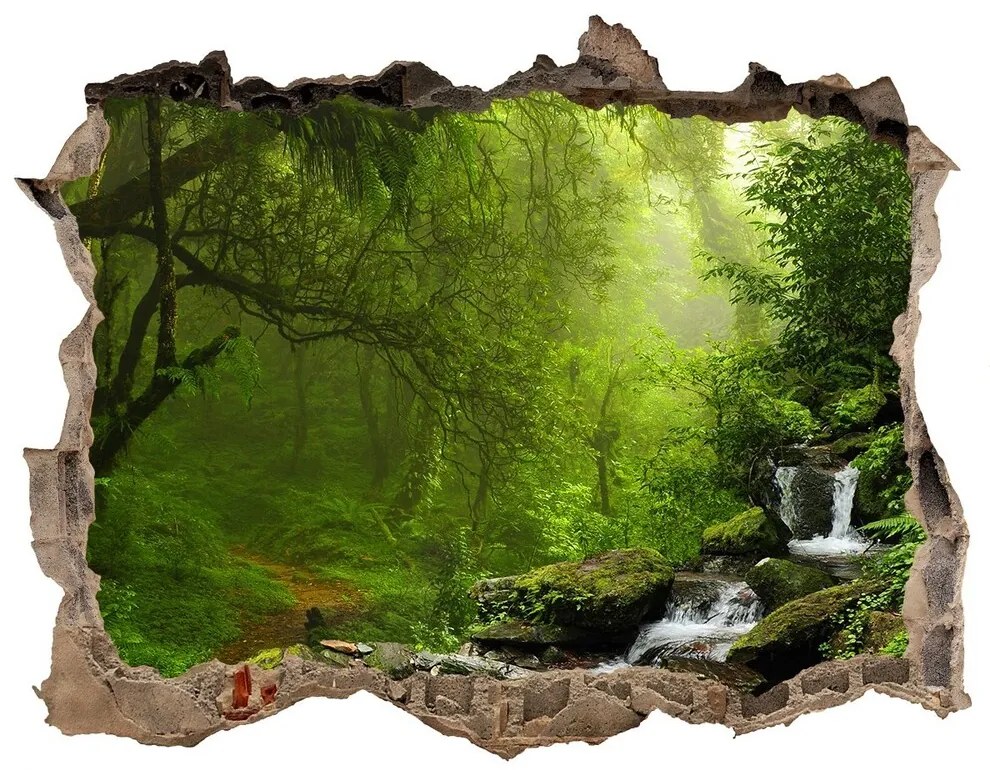 Nálepka fototapeta 3D výhled Jungle v nepále nd-k-74013171