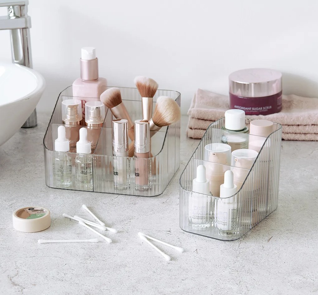 Zeller Present Kozmetický stojan, organizér na stôl s 3 priehradkami PETITE