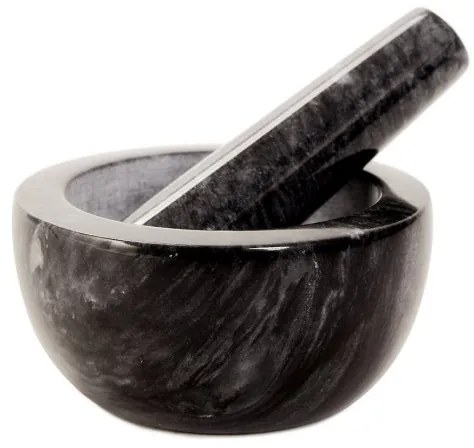 Mažiar MARBLE mramorový, čierny ALL 854199