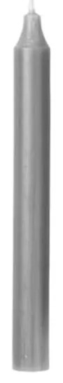 Broste Sviečka guľatá krátka 2,1 cm - šedá