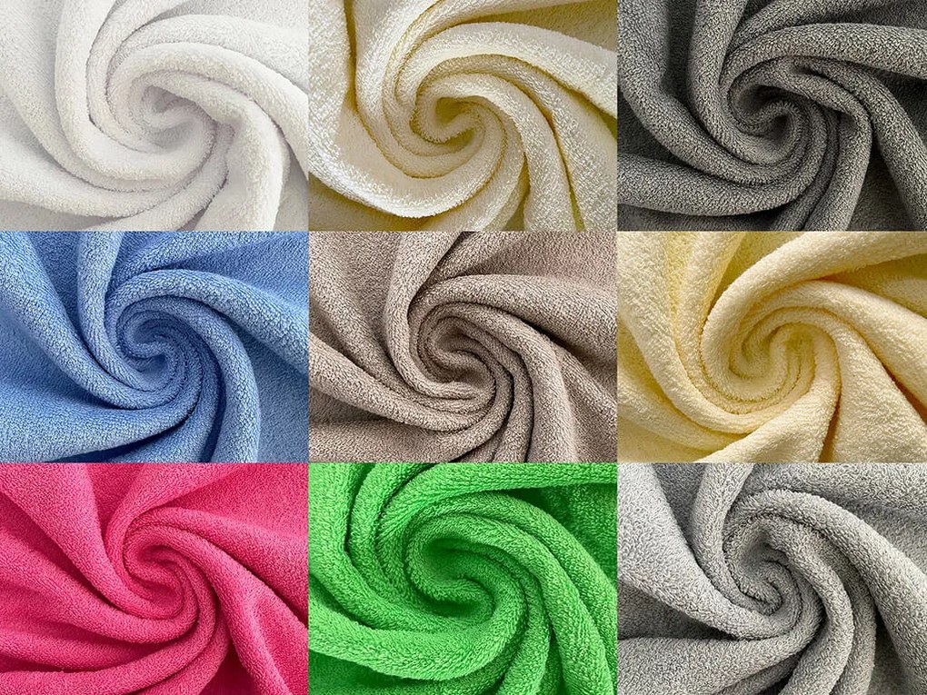 NY Plachta Froté 140x70 Farba: Ecri