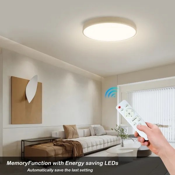 Brilagi - stmievateľné LED svietidlo POOL LED/60W/230V 3000-6000K, priemer 50 cm, béžové + diaľkové ovládanie