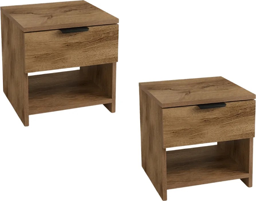 Nočné stolíky HAVANA (2 ks), dub artisan