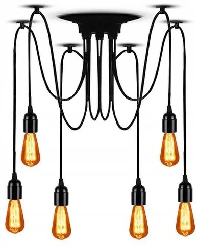 Dekorstudio Retro stropná lampa Spider 6