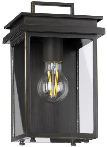 Feiss - Vonkajšie nástenné svietidlo GLENVIEW 1xE27/60W/230V IP44 antracit