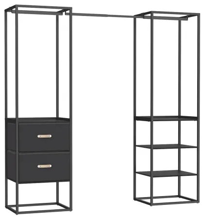 Otvorená šatníková skriňa RGR003B56