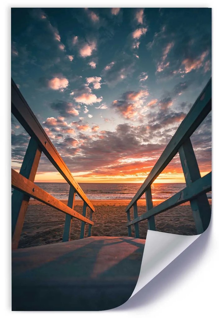 Gario Plagát Výlet na pláž Farba rámu: Bez rámu, Rozmery: 70 x 100 cm