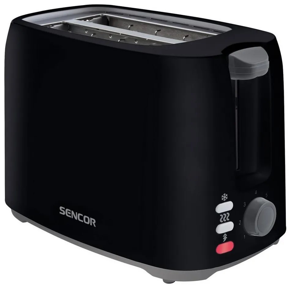 Sencor - Hriankovač s dvomi otvormi 750W/230V čierna FT0491