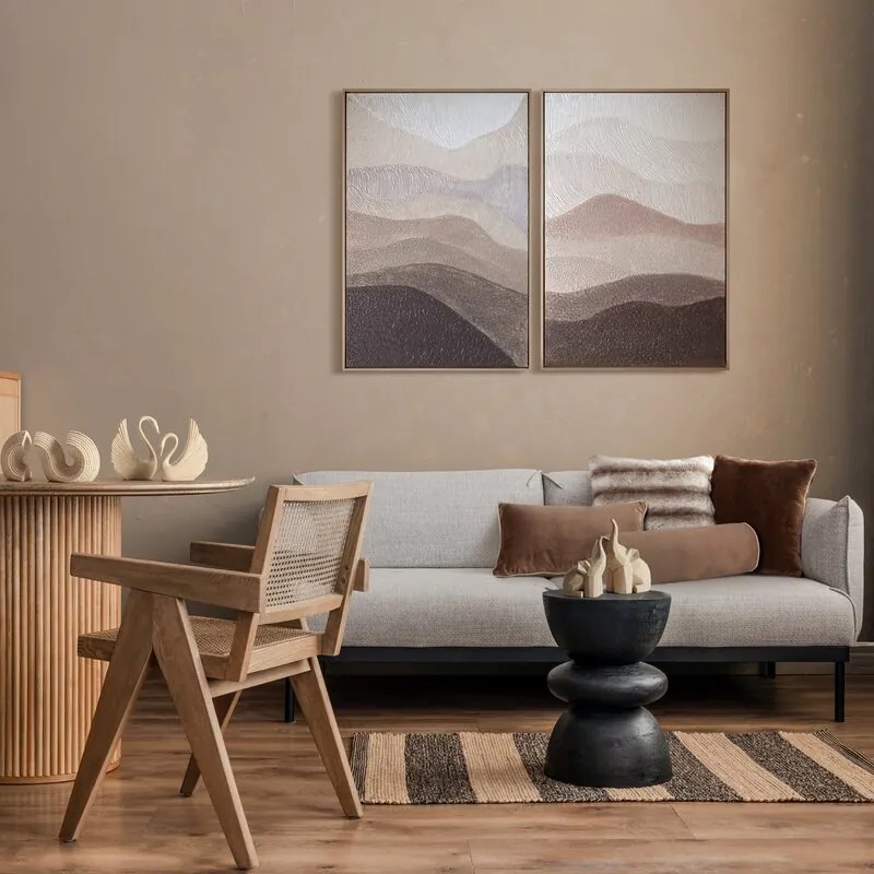 OBRAZ 678 80X120CM HNEDÝ