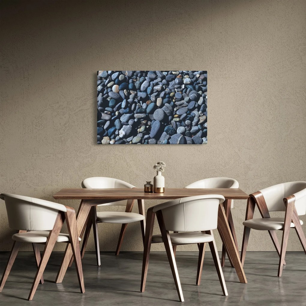 Obraz plážových kamienkov (90x60 cm)